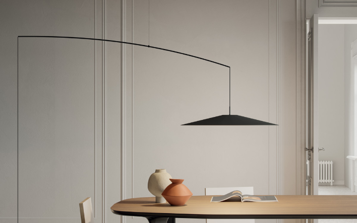 Koine Floor Lamp by LucePlan Floor Lamps